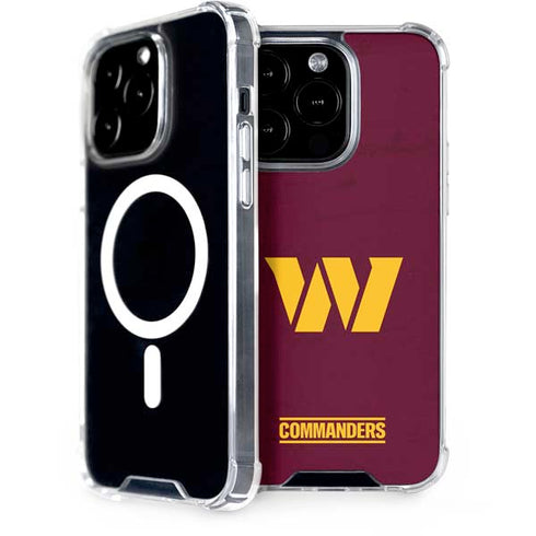 NFL Washington Commanders Distressed iPhone 14 Pro MagSafe Case