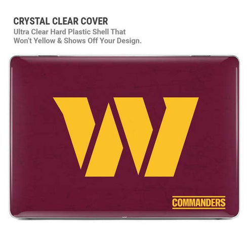 NFL Washington Commanders Distressed MacBook Air 15in (2023-2025) Case plus Skin