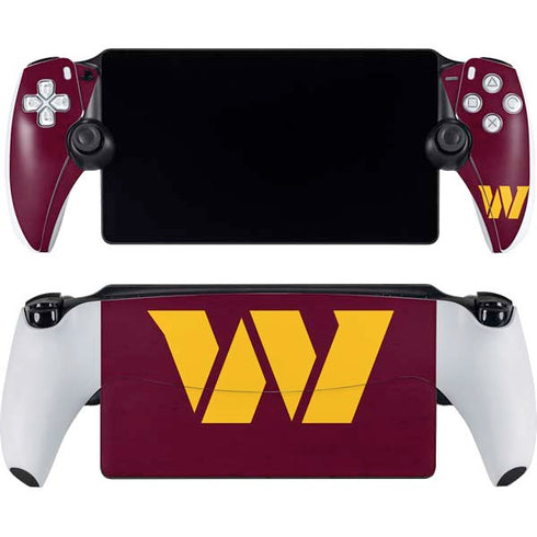 NFL Washington Commanders Distressed PlayStation Portal Remote Player Skin