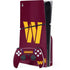 NFL Washington Commanders Distressed PS5 Slim Disk Bundle Skin