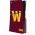 NFL Washington Commanders Distressed PS5 Slim Disk Console Skin