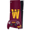 NFL Washington Commanders Distressed PS5 Slim Digital Edition Bundle Skin