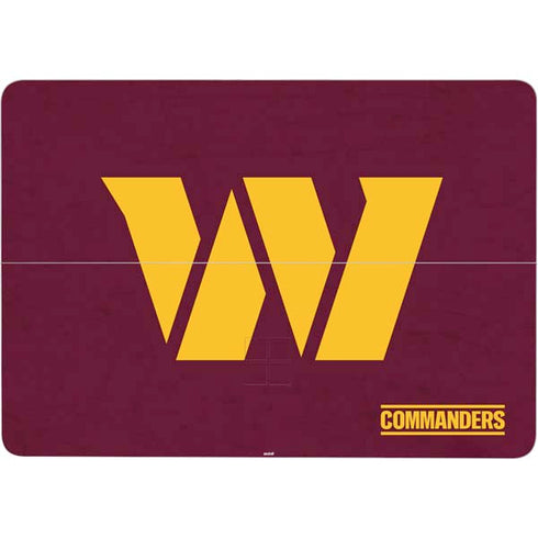 NFL Washington Commanders Distressed Surface Laptop Studio Skin