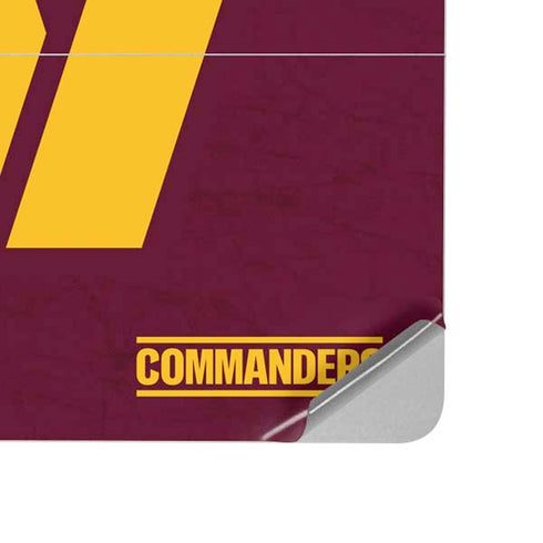 NFL Washington Commanders Distressed Surface Laptop Studio Skin