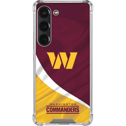 NFL Washington Commanders Flag Galaxy S23 Clear Case
