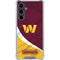 NFL Washington Commanders Flag Galaxy S23 FE Clear Case