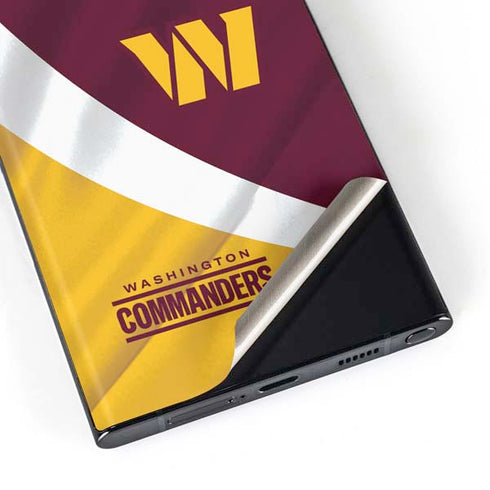 NFL Washington Commanders Flag Galaxy S23 Ultra Skin