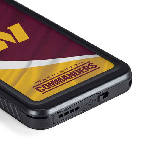 NFL Washington Commanders Flag Galaxy S23 Waterproof Case