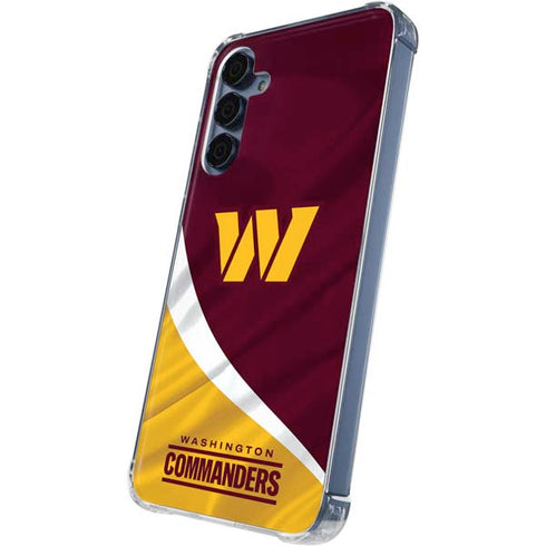 NFL Washington Commanders Flag Galaxy S24 Clear Case
