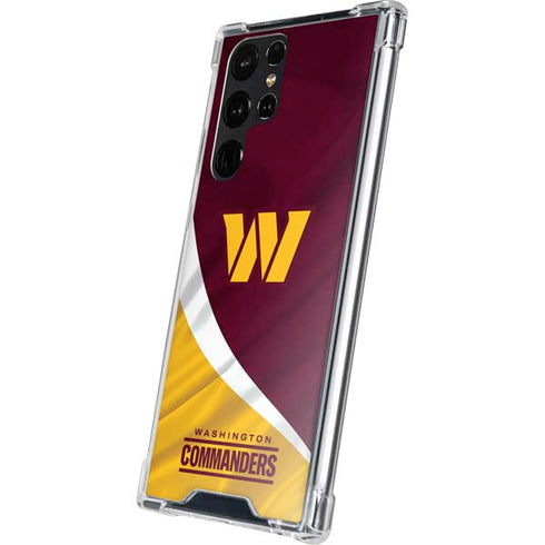 NFL Washington Commanders Flag Galaxy S24 Ultra Clear Case