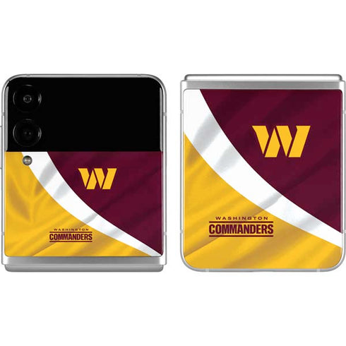 NFL Washington Commanders Flag Galaxy Z Flip4 5G Skin