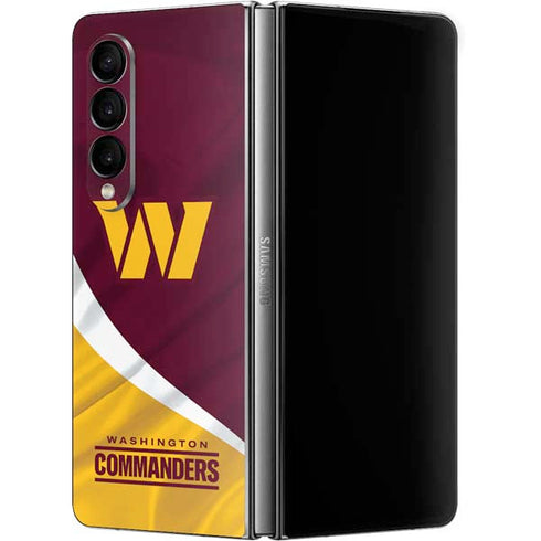 NFL Washington Commanders Flag Galaxy Z Fold4 5G Skin