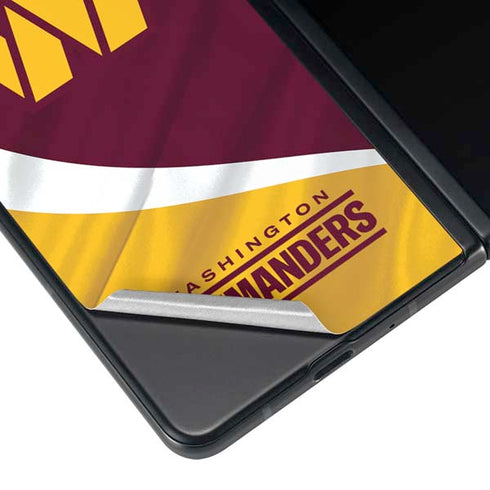 NFL Washington Commanders Flag Galaxy Z Fold4 5G Skin