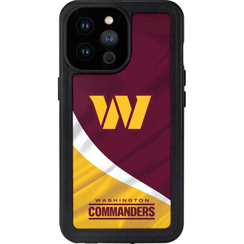 NFL Washington Commanders Flag iPhone 14 Pro Max Waterproof Case