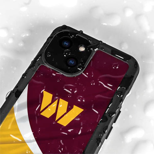 NFL Washington Commanders Flag iPhone 15 Plus Waterproof Case