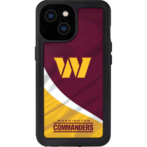 NFL Washington Commanders Flag iPhone 15 Waterproof Case