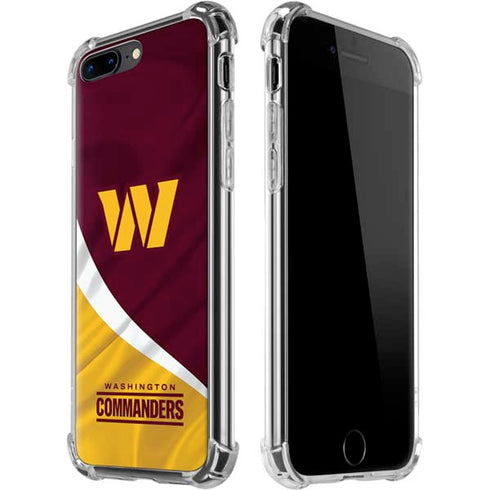 NFL Washington Commanders Flag iPhone 7/8 Plus Clear Case