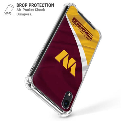 NFL Washington Commanders Flag iPhone XR Clear Case