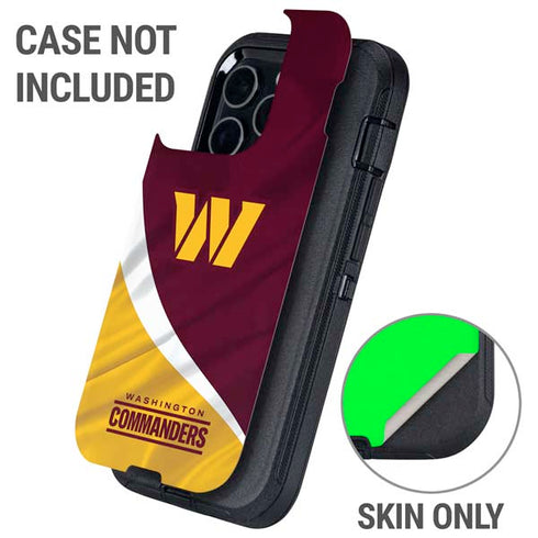 NFL Washington Commanders Flag Otterbox Defender iPhone Skin