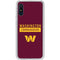 NFL Washington Commanders Galaxy A10e Clear Case