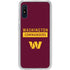 NFL Washington Commanders Galaxy A10e Clear Case