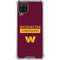 NFL Washington Commanders Galaxy A12 Clear Case