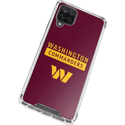 NFL Washington Commanders Galaxy A12 Clear Case