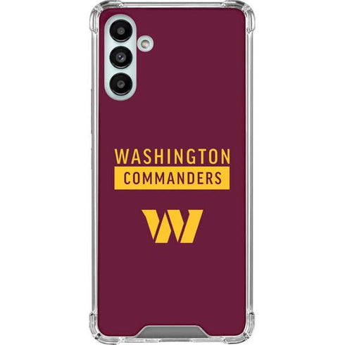 NFL Washington Commanders Galaxy A13 5G Clear Case