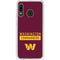 NFL Washington Commanders Galaxy A20 Clear Case