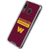 NFL Washington Commanders Galaxy A30 Clear Case