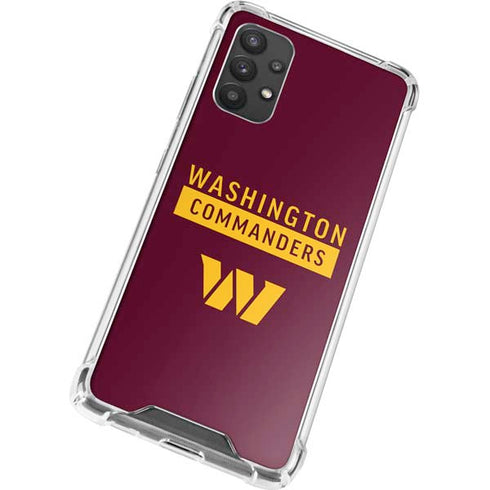 NFL Washington Commanders Galaxy A32 5G Clear Case
