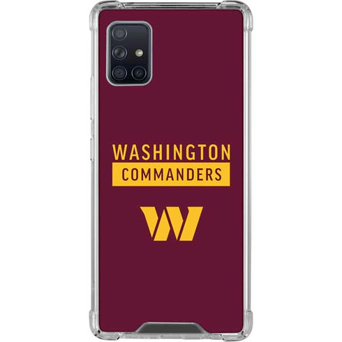 NFL Washington Commanders Galaxy A51 5G Clear Case