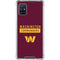 NFL Washington Commanders Galaxy A51 5G Clear Case