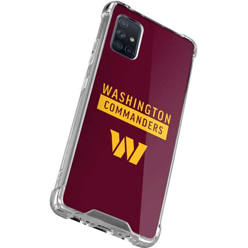 NFL Washington Commanders Galaxy A51 5G Clear Case
