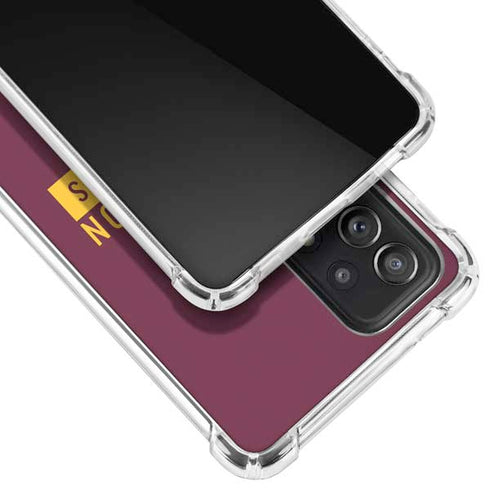 NFL Washington Commanders Galaxy A52 5G Clear Case