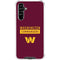 NFL Washington Commanders Galaxy A54 5G Clear Case