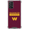 NFL Washington Commanders Galaxy A72 5G Clear Case