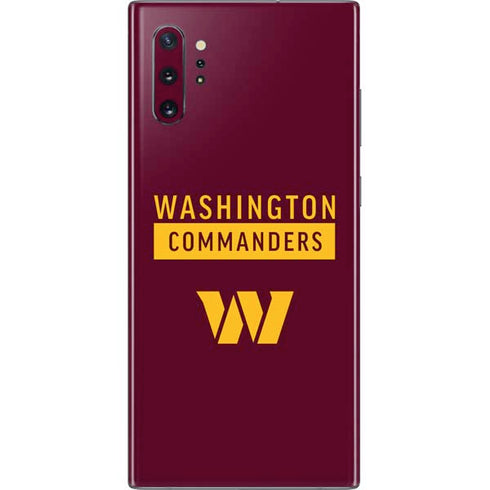 NFL Washington Commanders Galaxy Note 10 Plus Skin