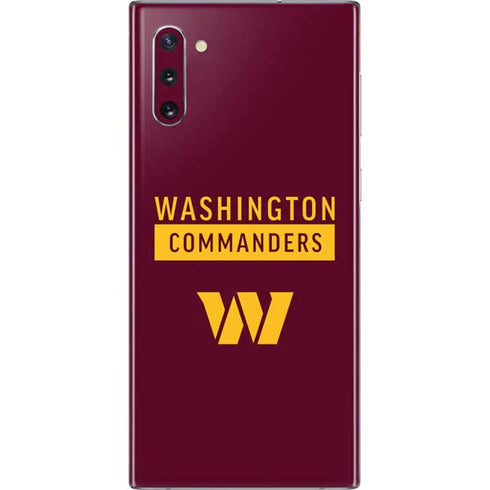 NFL Washington Commanders Galaxy Note 10 Skin