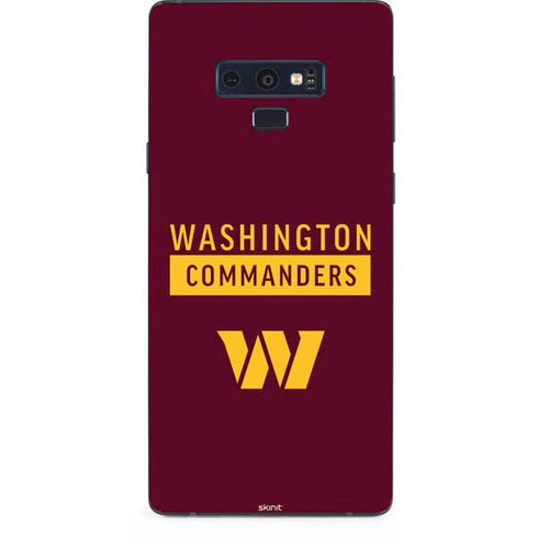 NFL Washington Commanders Galaxy Note 9 Skin