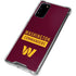 NFL Washington Commanders Galaxy Note20 5G Clear Case
