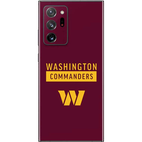 NFL Washington Commanders Galaxy Note20 Ultra 5G Skin