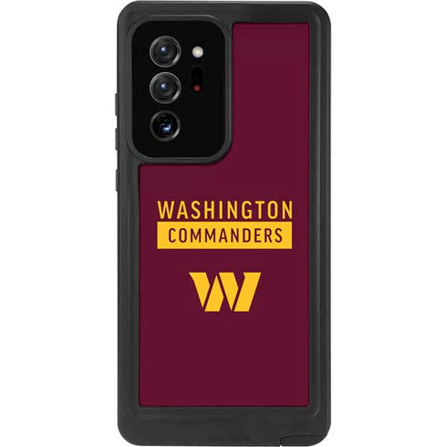 NFL Washington Commanders Galaxy Note20 Ultra 5G Waterproof Case