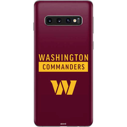 NFL Washington Commanders Galaxy S10 Skin