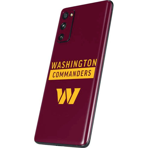 NFL Washington Commanders Galaxy S20 Fan Edition Skin