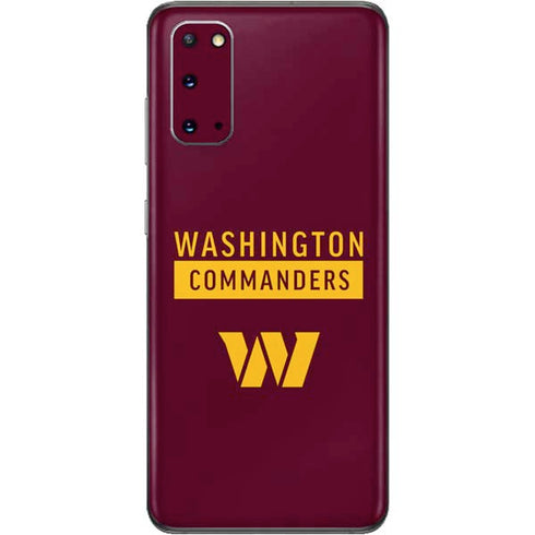 NFL Washington Commanders Galaxy S20 Skin