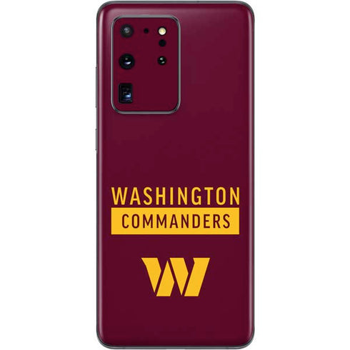 NFL Washington Commanders Galaxy S20 Ultra 5G Skin