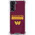 NFL Washington Commanders Galaxy S21 5G Clear Case