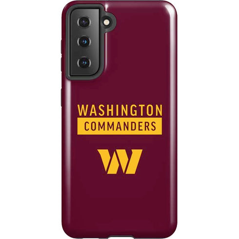 NFL Washington Commanders Galaxy S21 5G Pro Case