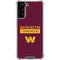 NFL Washington Commanders Galaxy S21 FE Clear Case